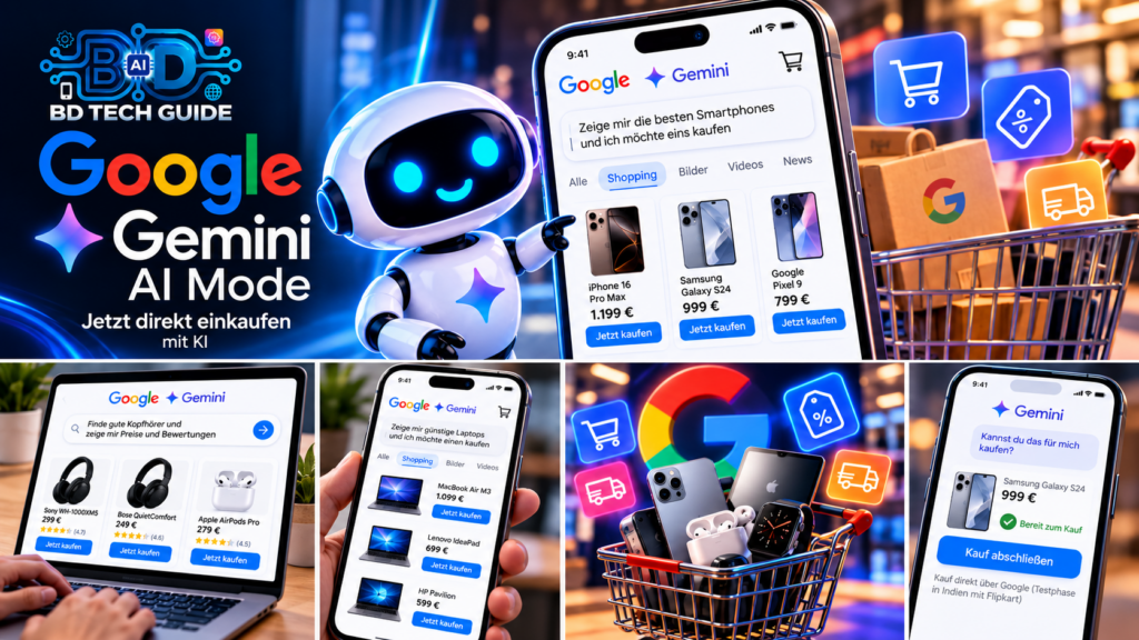 Google Gemini AI Mode und KI-Shopping – BD Tech Guide