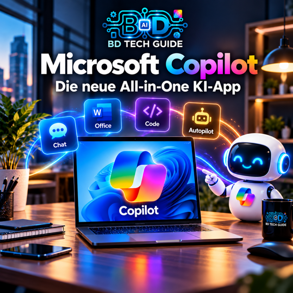 Microsoft Copilot mit Chat, Office, Code und Autopilot – BD Tech Guide