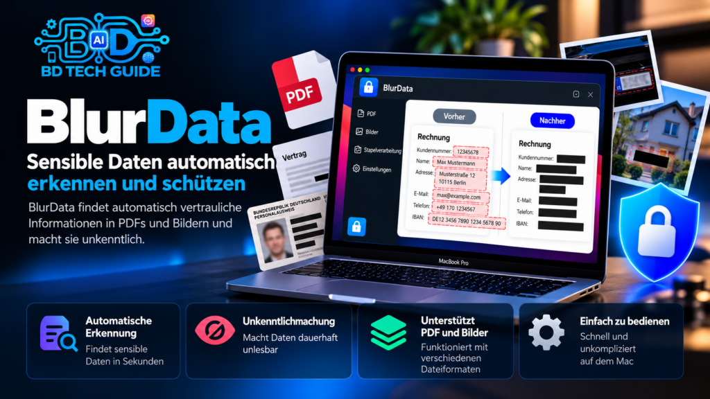 BlurData macOS App zum Schutz sensibler Daten – BD Tech Guide