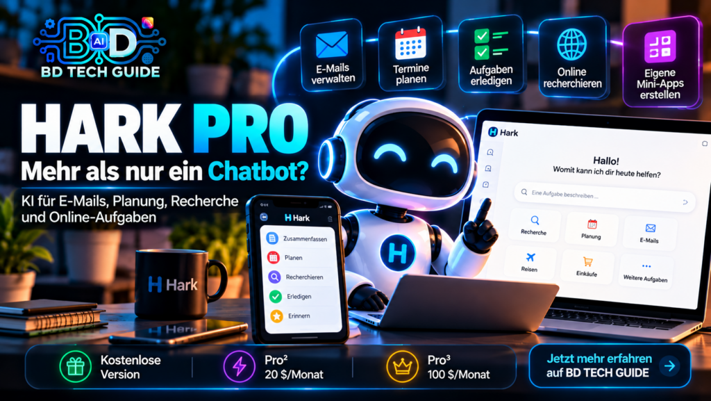 Hark Pro دستیار هوش مصنوعی برای کارهای روزمره – BD TECH GUIDE